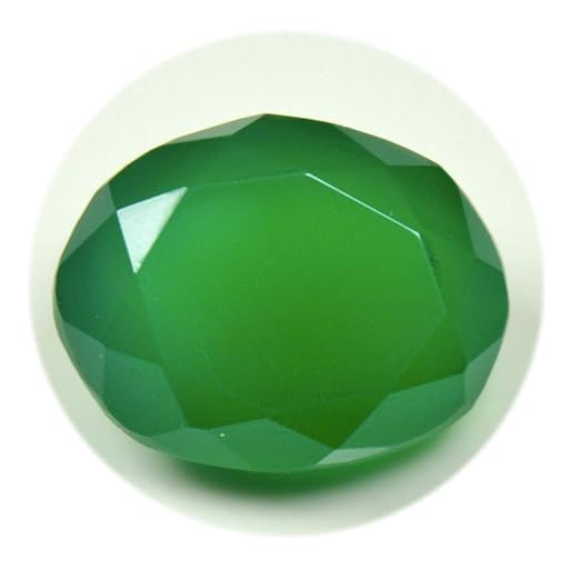5.25 Ratti Genuine Certified Green Onyx Stone 5 Carat Oval Loose Haqiq Gemstone Rashi Ratan
